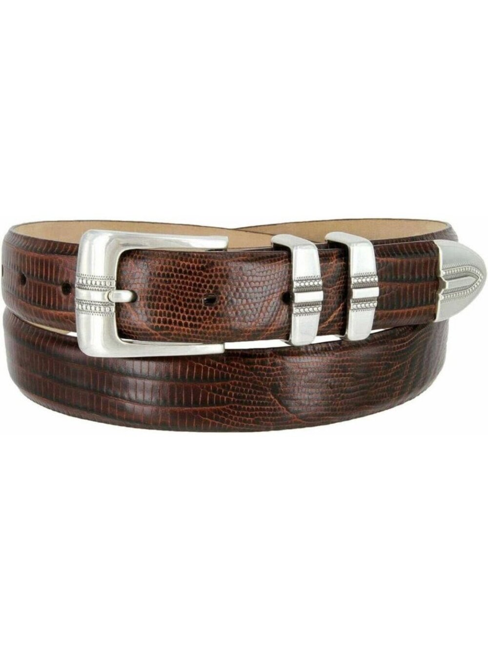 Genuine Full-Grain Cowhide Leather Golf Dress Belt - 1-1/8" Wide, Stylish